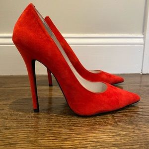 🔥 RED HOT Jeffery Campbell heels 👠